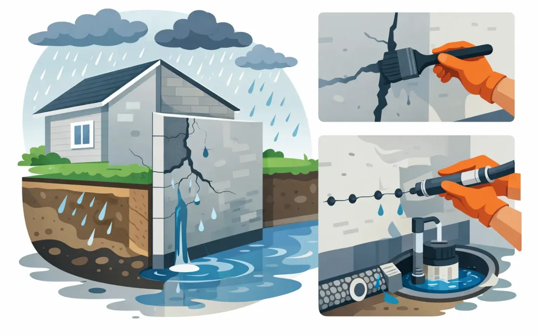Why Do Basement Walls Leak? Causes and Repairs